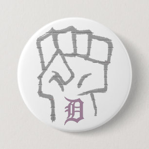Badge Rond 7,6 Cm Lutte de Detroit (bouton)