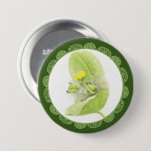 Badge Rond 7,6 Cm Lys de fleurs (Devant & derrière)