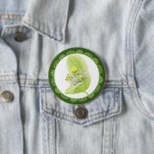 Badge Rond 7,6 Cm Lys de fleurs (En situation)