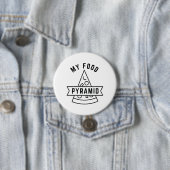 Badge Rond 7,6 Cm Ma pyramide alimentaire (En situation)