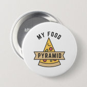Badge Rond 7,6 Cm Ma pyramide alimentaire (Devant & derrière)
