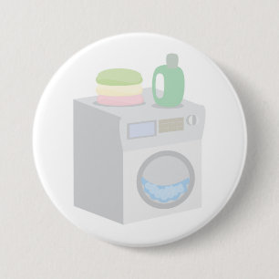 Badge Rond 7,6 Cm Machine à laver