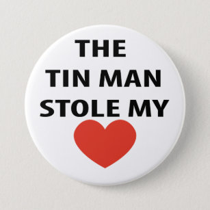 Badge Rond 7,6 Cm Magasin de l'homme Vintage romantique Tin Man de O