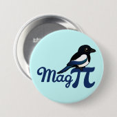 Badge Rond 7,6 Cm Magnétique pi (Devant & derrière)