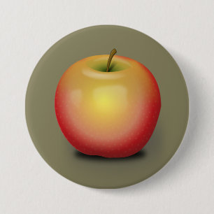 Badge Rond 7,6 Cm Maintosh Apple
