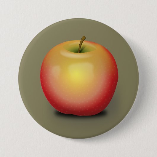 Badge Rond 7,6 Cm Maintosh Apple (Devant)