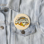 Badge Rond 7,6 Cm Mama super (En situation)