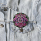 Badge Rond 7,6 Cm Mandala Tara de déesse (En situation)