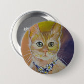 Badge Rond 7,6 Cm Marguerite (Devant & derrière)