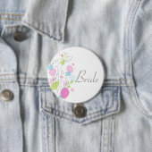 Badge Rond 7,6 Cm Mariage Confetti moderne pin / bouton (En situation)