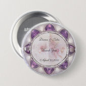 Badge Rond 7,6 Cm Mariage précieux (Devant & derrière)