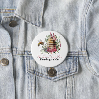 Badge Rond 7,6 Cm Marque commerciale miel