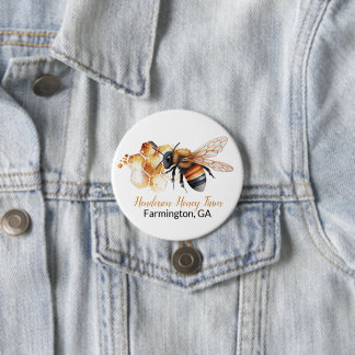 Badge Rond 7,6 Cm Marque commerciale miel