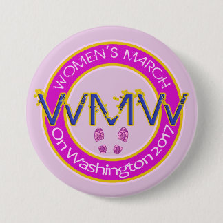 Badge Rond 7,6 Cm Mars de million de femmes sur le Pin de bouton de