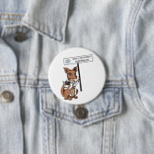 Badge Rond 7,6 Cm Mars pour la Science Australie - kangourou - (En situation)