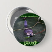 Badge Rond 7,6 Cm Martinez Beavers le docent,… - Customisé (Devant & derrière)