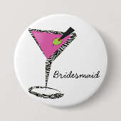 Badge Rond 7,6 Cm martini chaud (Devant)