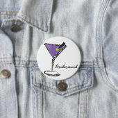 Badge Rond 7,6 Cm martini chic violet (En situation)