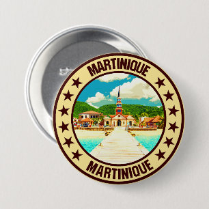 Badge Rond 7,6 Cm Martinique