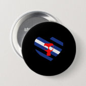 Badge Rond 7,6 Cm Masque Fierté (Devant & derrière)