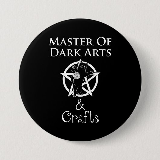 Badge Rond 7,6 Cm Master of Dark Arts & Crafts (Devant)