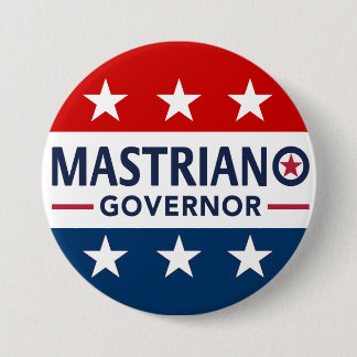 Badge Rond 7,6 Cm Mastriano pour Bouton Govenor