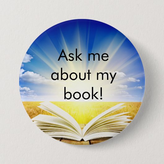 Badge Rond 7,6 Cm Me demander à propos de mon livre - bouton (Devant)