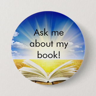 Badge Rond 7,6 Cm Me demander à propos de mon livre - bouton