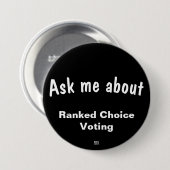 Badge Rond 7,6 Cm Me demander à propos de RCV (Devant & derrière)