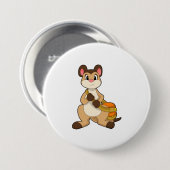 Badge Rond 7,6 Cm Meerkat avec sac (Devant & derrière)