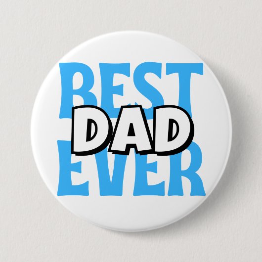 Badge Rond 7,6 Cm Meilleur papa jamais (Devant)