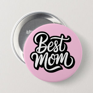 Badge Rond 7,6 Cm Meilleure maman