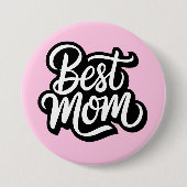 Badge Rond 7,6 Cm Meilleure maman (Devant)