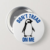 Badge Rond 7,6 Cm Mème politique amusant tarif Penguin (Devant & derrière)