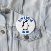 Badge Rond 7,6 Cm Mème politique amusant tarif Penguin (En situation)