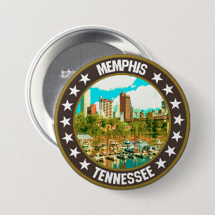 Badge Rond 7,6 Cm Memphis