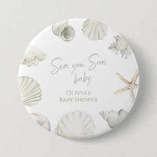 Badge Rond 7,6 Cm Mer bientôt baby shower
