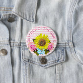 Badge Rond 7,6 Cm Mère du bouton nuptiale de douche de jeune mariée (En situation)