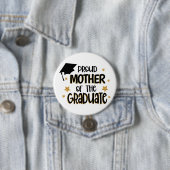 Badge Rond 7,6 Cm Mère fière du diplômé (En situation)