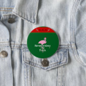 Badge Rond 7,6 Cm Merry Christmas from Florida (En situation)