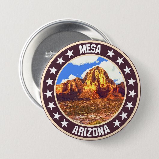 Badge Rond 7,6 Cm Mesa (Devant & derrière)