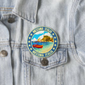 Badge Rond 7,6 Cm Messine (En situation)