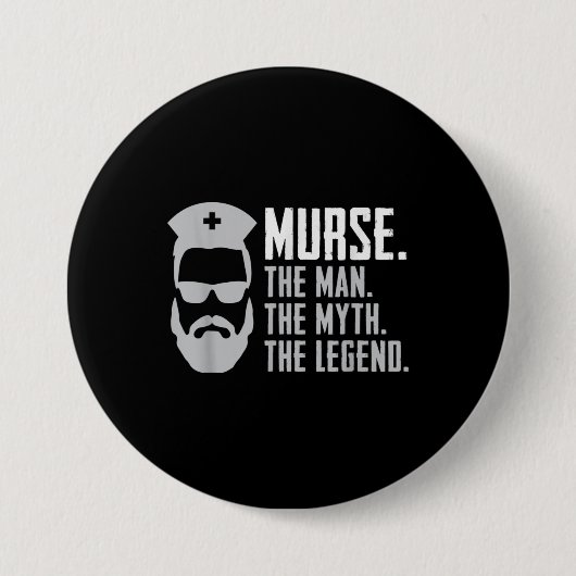 Badge Rond 7,6 Cm Meurtre amusant pour les hommes (Devant)