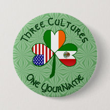 Mexique irlandais drapeaux américains Shamrock per