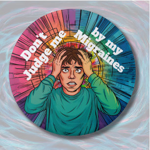 Badge Rond 7,6 Cm migraine migraine migraine