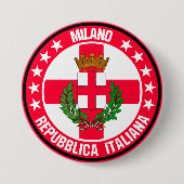 Badge Rond 7,6 Cm Milano (Devant)