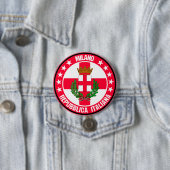 Badge Rond 7,6 Cm Milano (En situation)