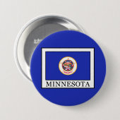 Badge Rond 7,6 Cm Minnesota (Devant & derrière)