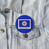 Badge Rond 7,6 Cm Minnesota (En situation)