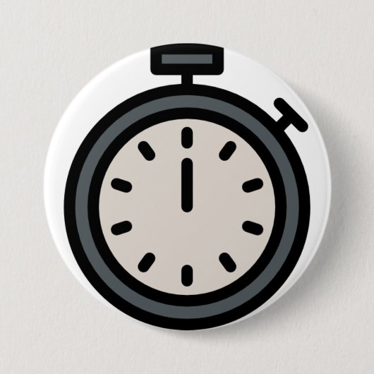 Badge Rond 7,6 Cm minuteur (Devant)